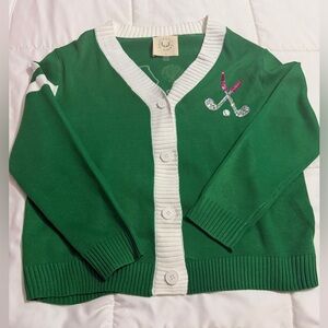 Fantastic Fawn Sequin Golf Cardigan Sweater